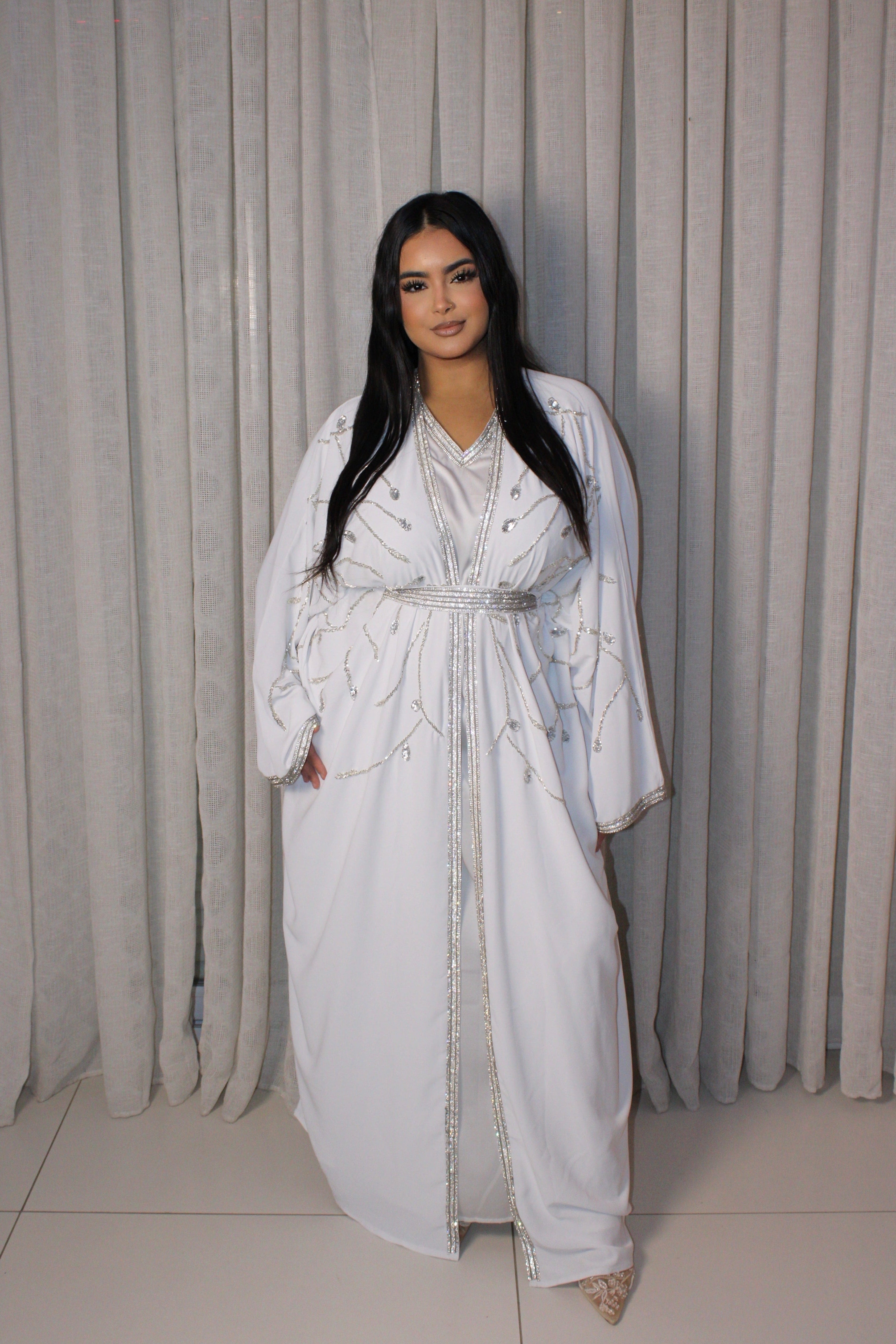 ABAYA IRIM BLANCHE
