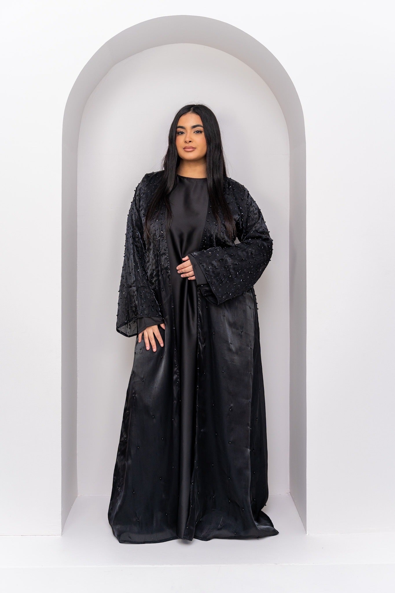 ABAYA QAMAR - NOIR