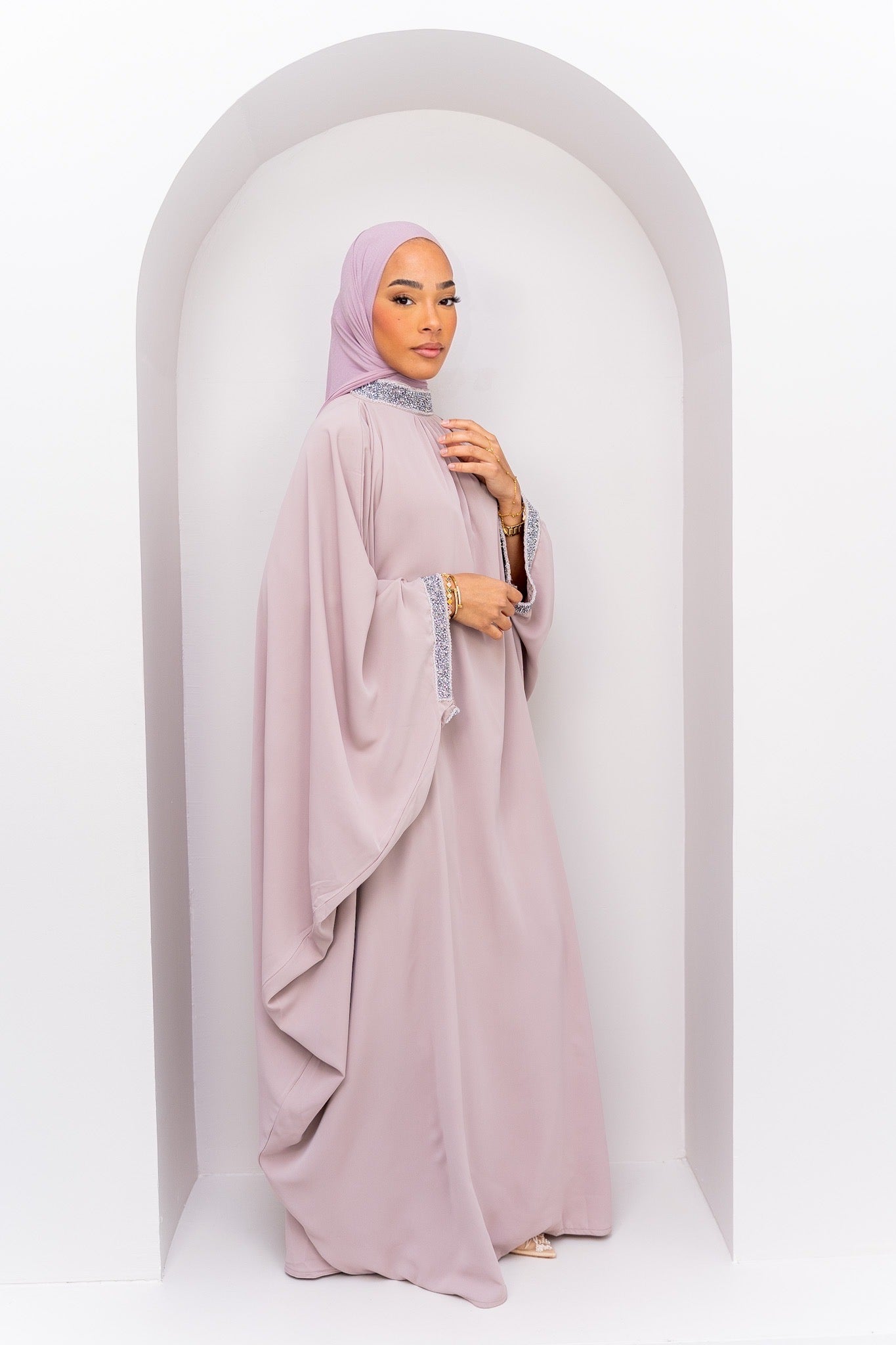 ABAYA YARA - TAUPE