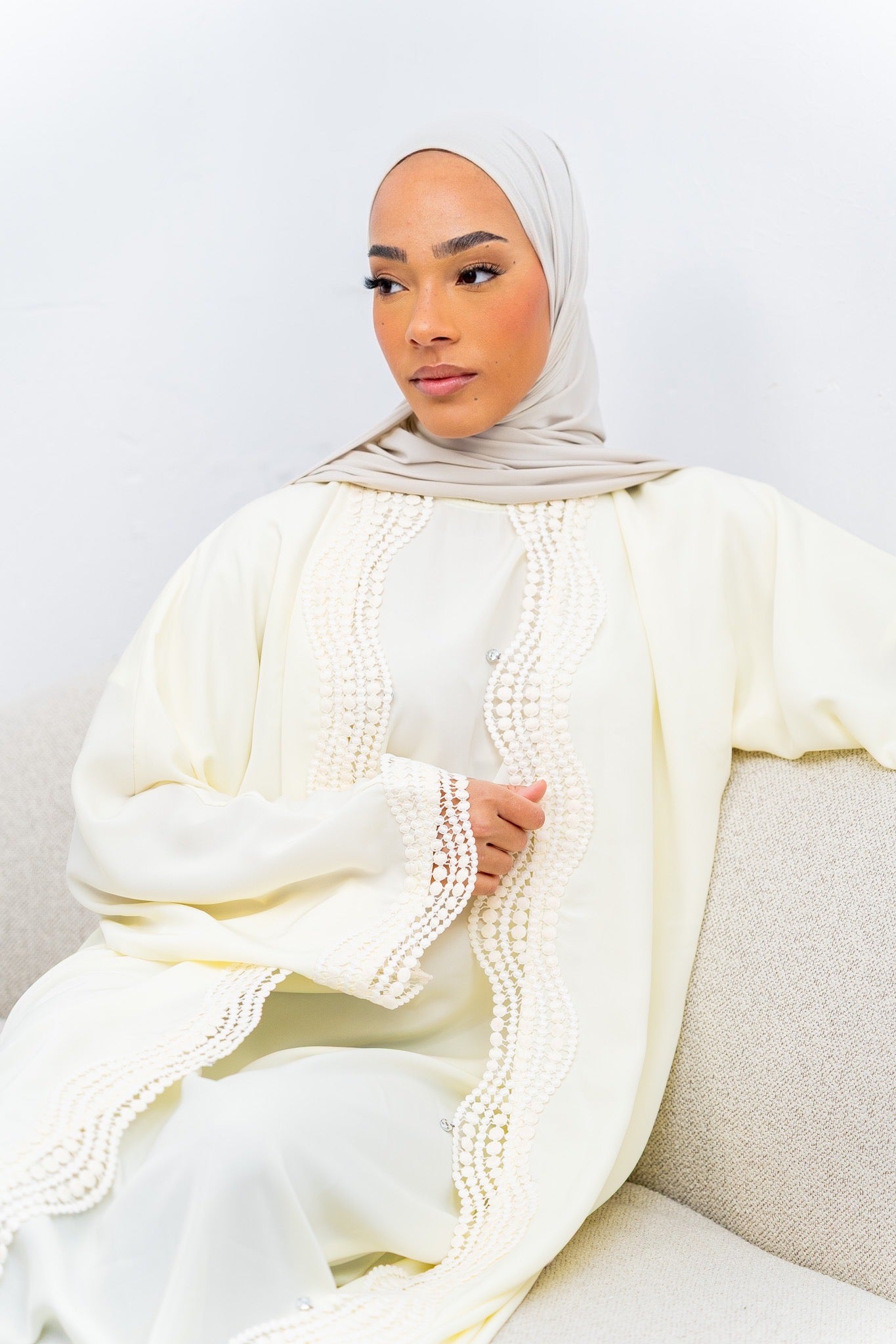 ABAYA RYM - JAUNE