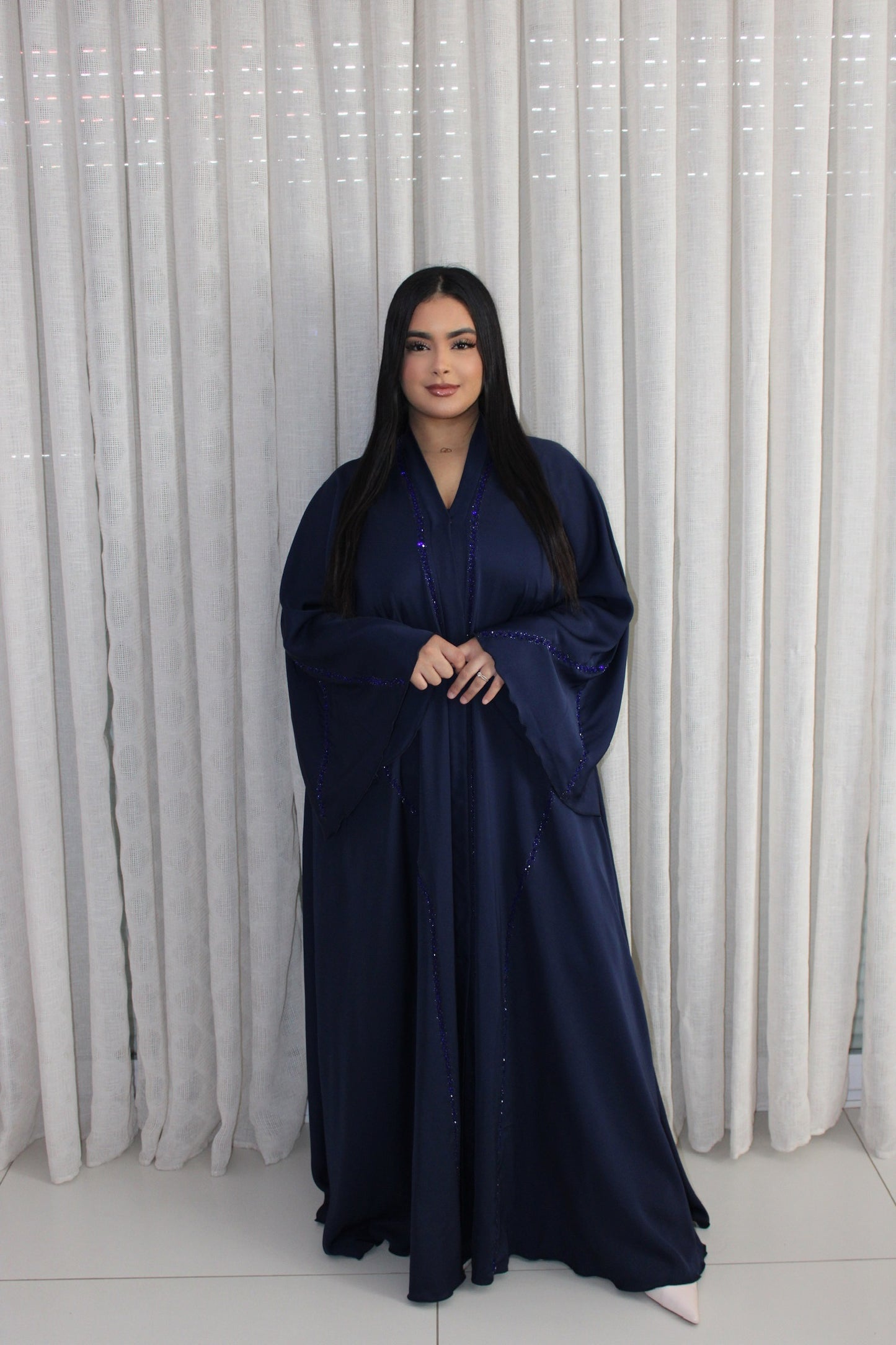 ABAYA INESS BLEU NUIT