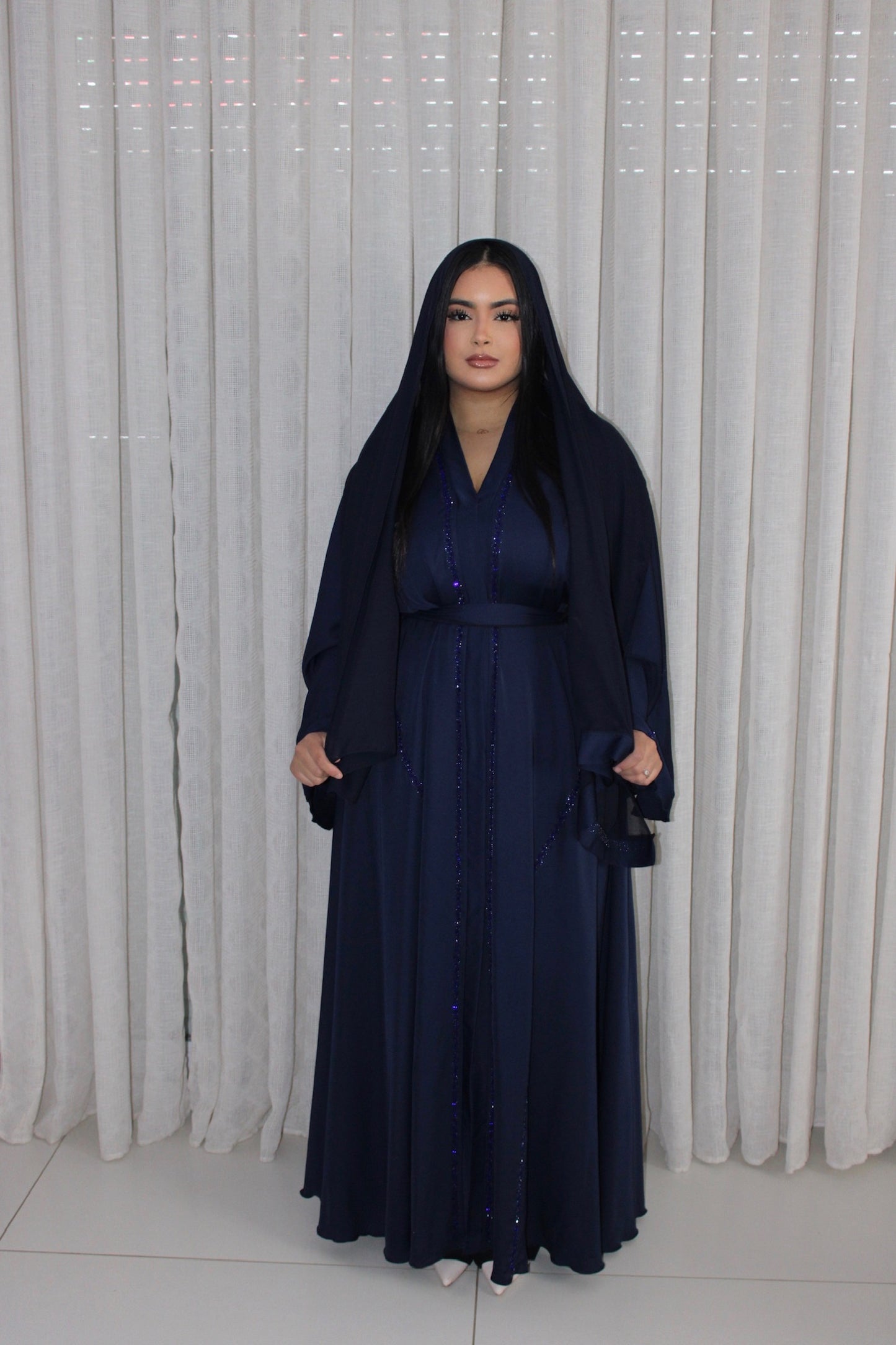 ABAYA INESS BLEU NUIT