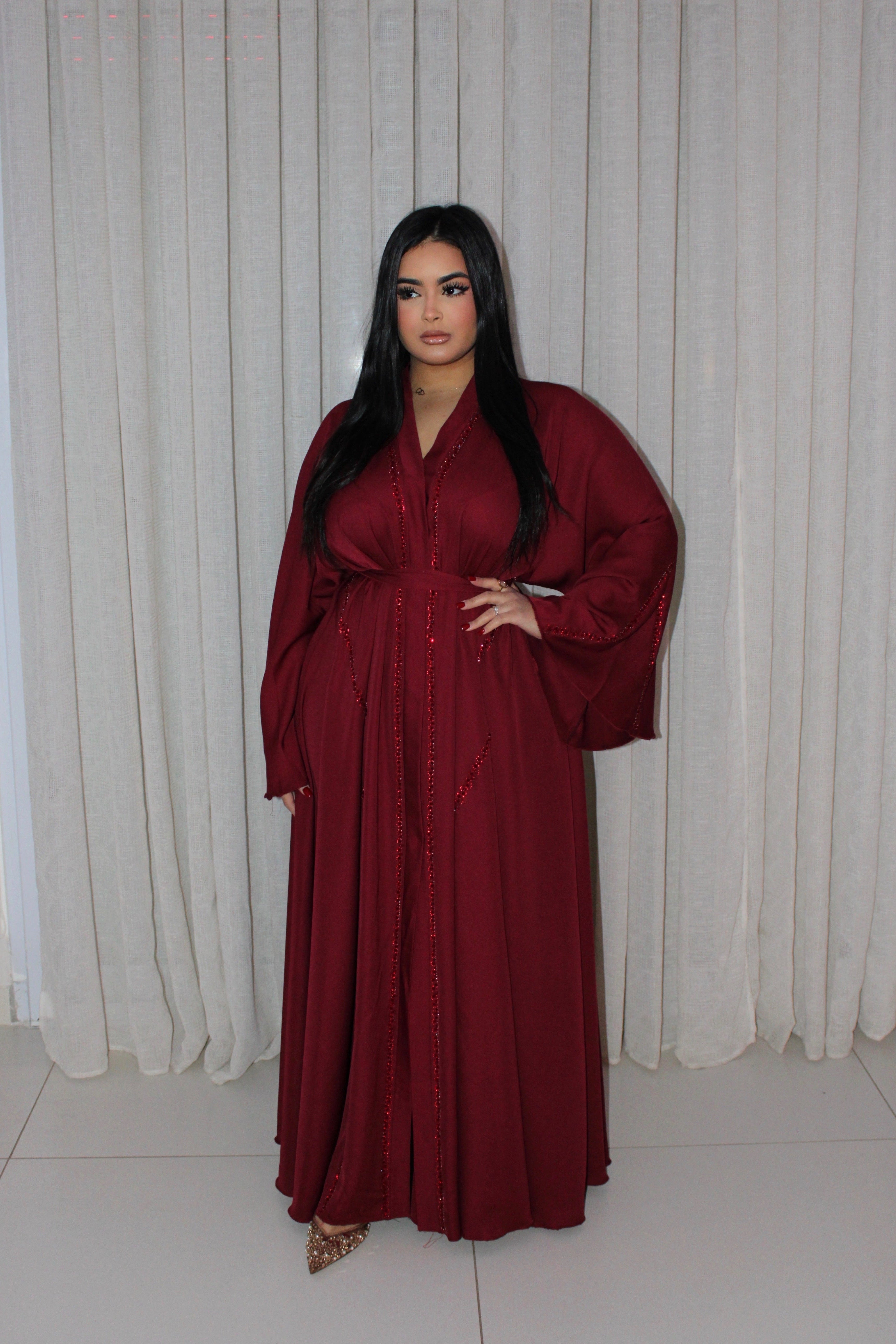 ABAYA INESS BORDEAUX