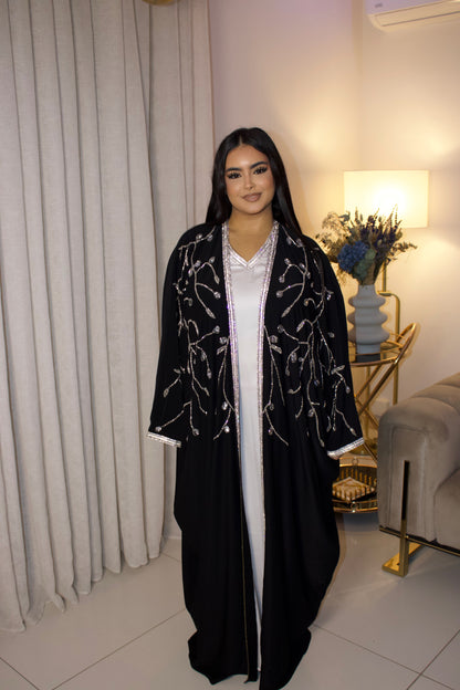 ABAYA IRIM NOIRE (DISPO MERCREDI 19/11)