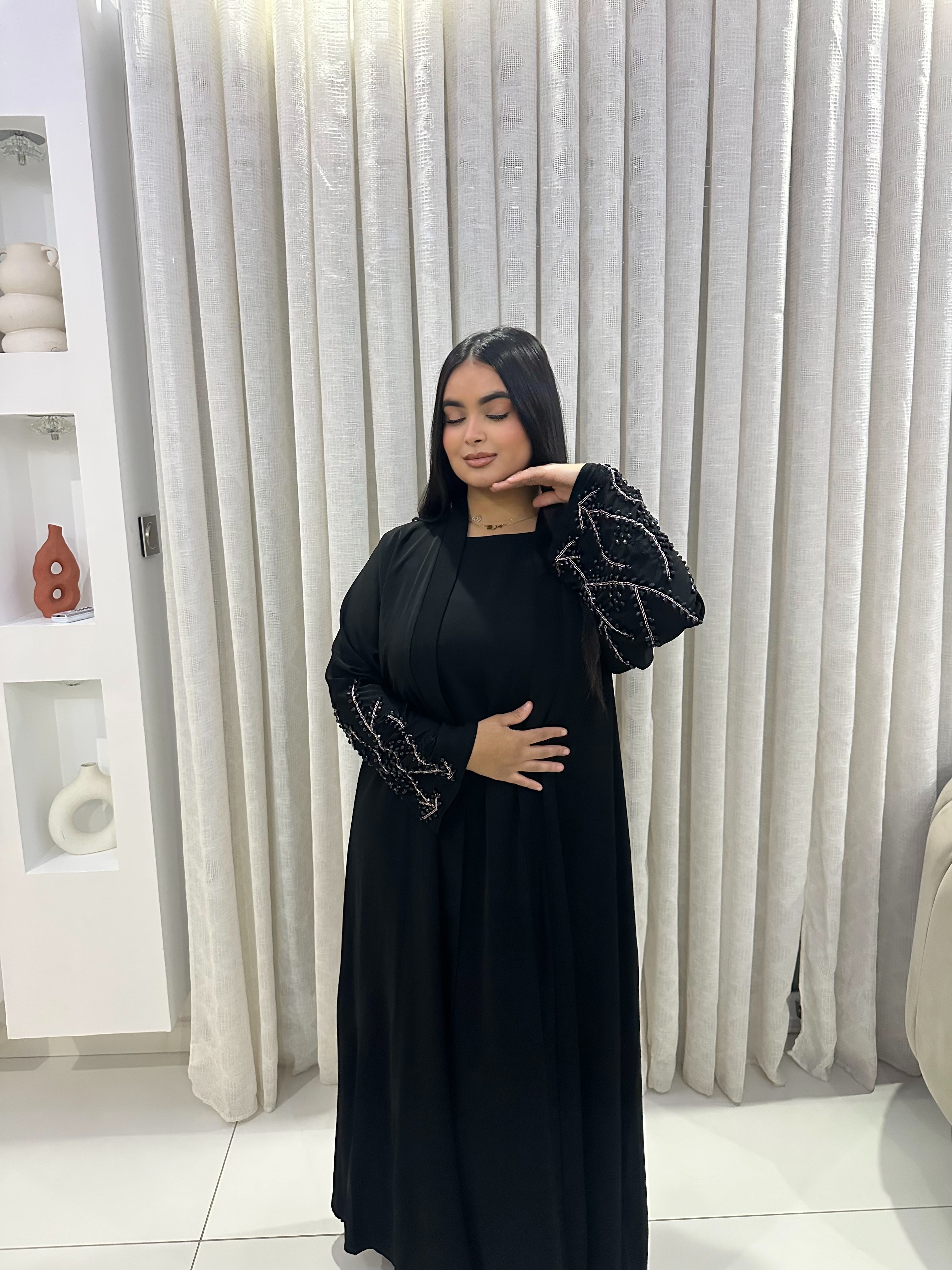 ABAYA LOUDJEYNE NOIRE