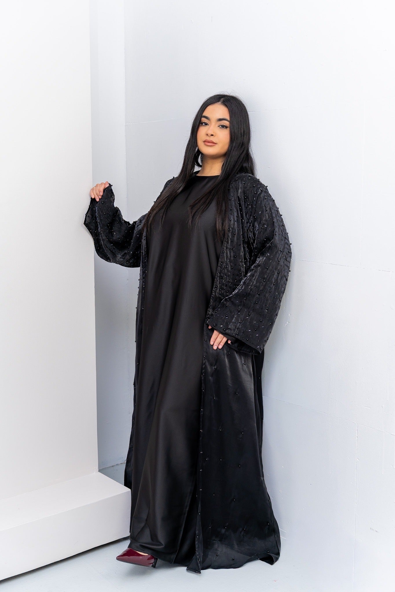 ABAYA QAMAR - NOIR